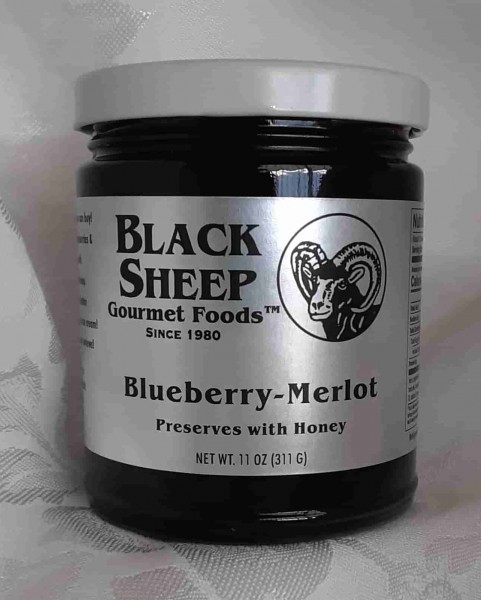 Blueberry-Merlot Preserves with Honey